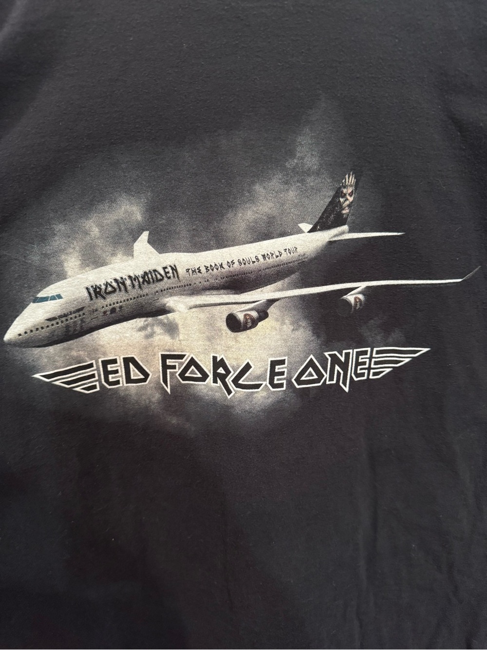 Rare Iron Maiden Ed Force One Limited Edition size XL